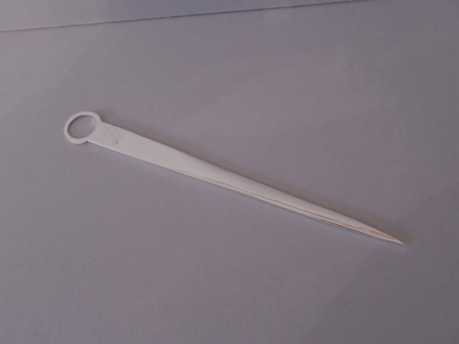 Antique Solid Silver George III Game Skewer 1807 (1 of 1)