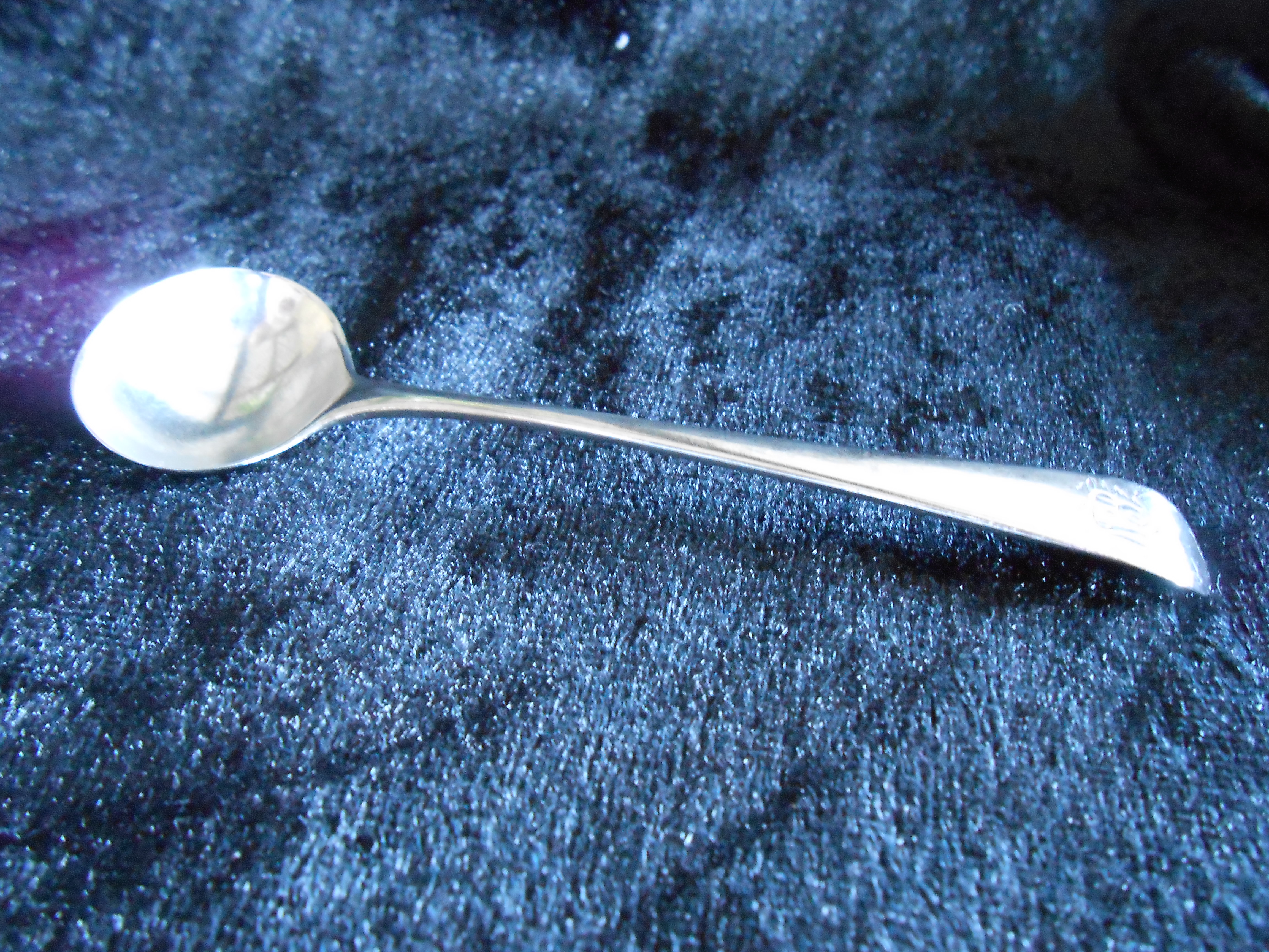 Antique Solid Silver Condiment Ladle London 1804 (1 of 1)