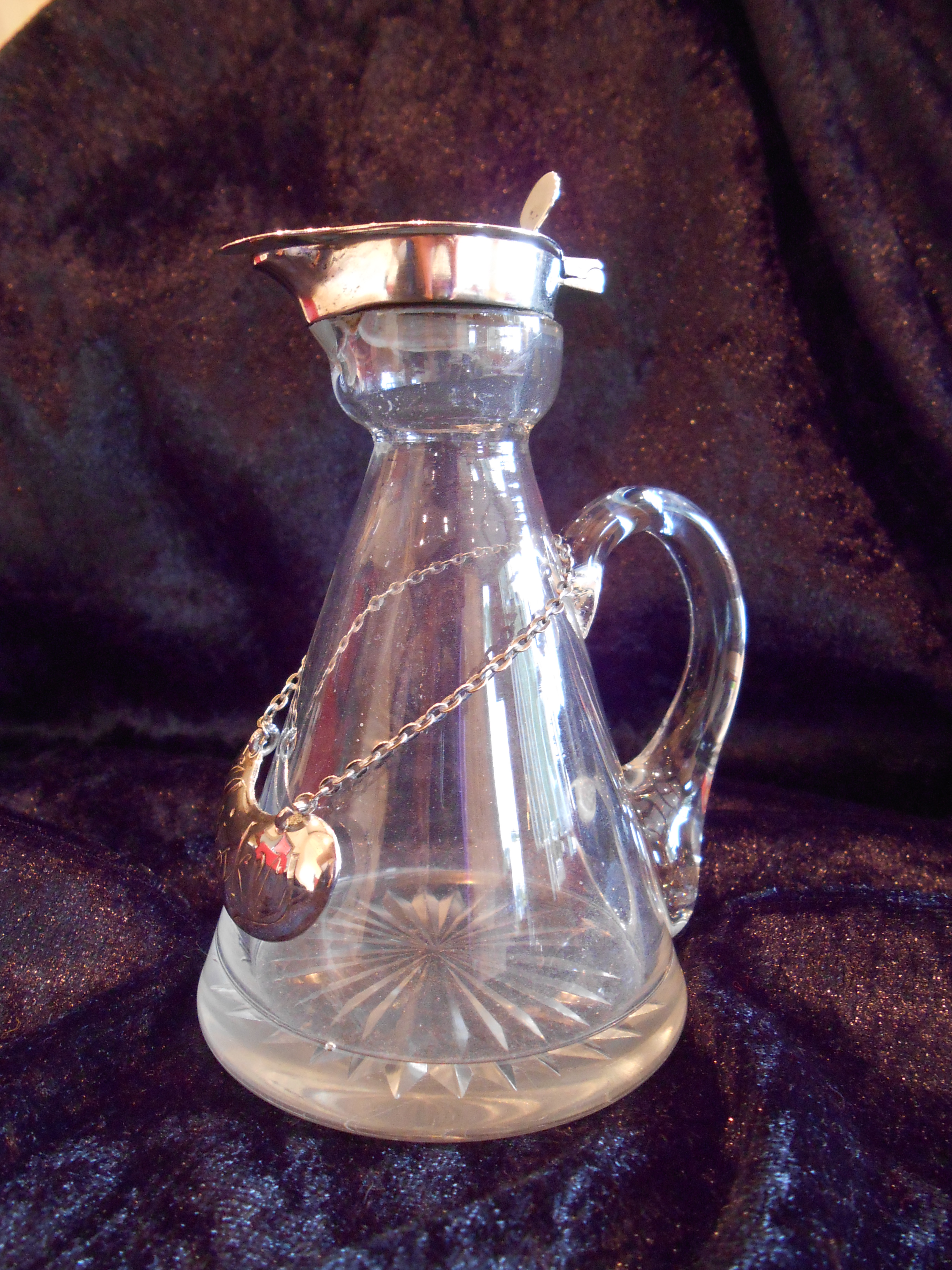 Antique Silver Hukin & Heath Whiskey Noggin 1907 (1 of 1)