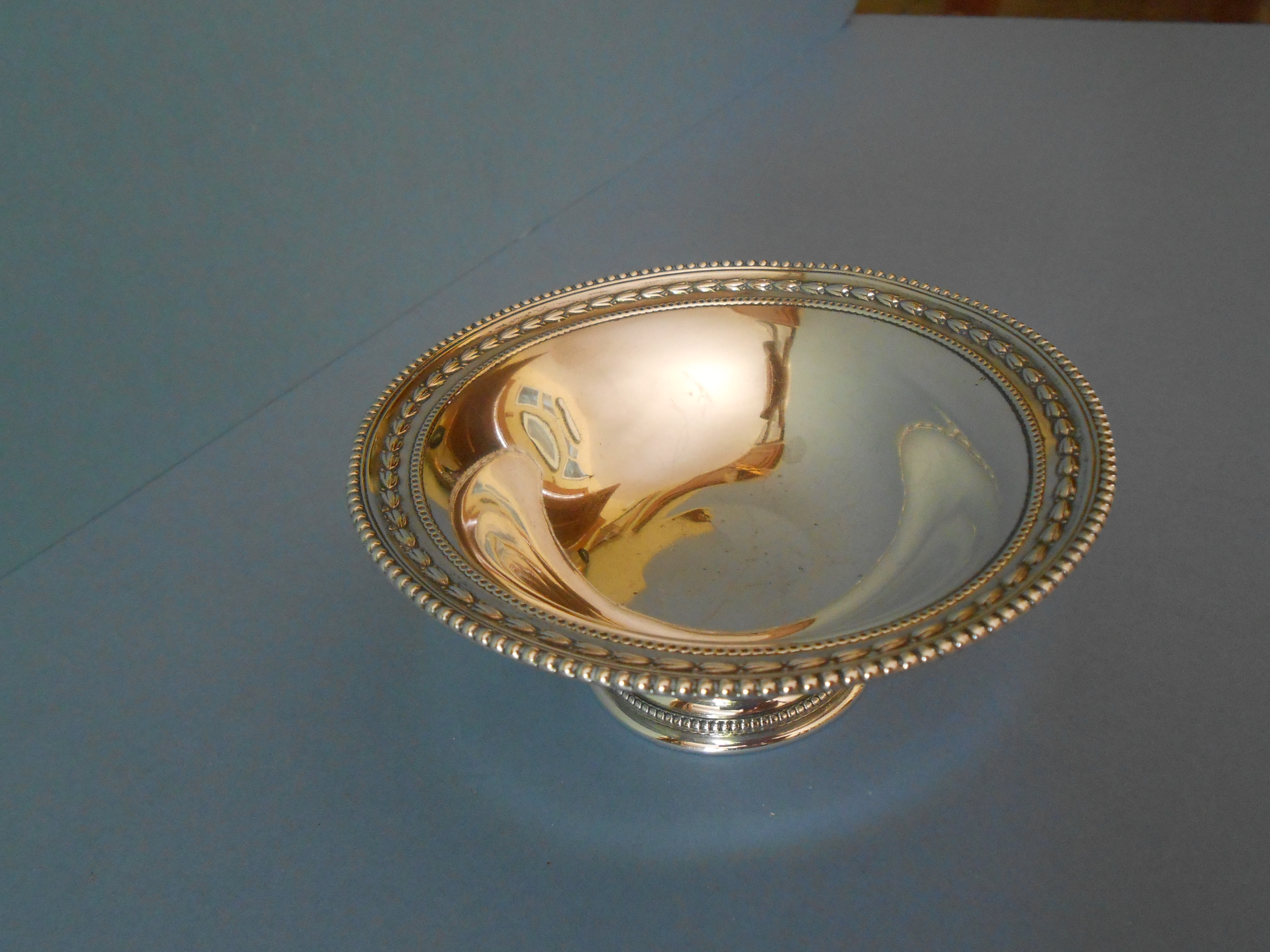 Pretty Antique Silver Footed Dish 1910 (1 of 1)