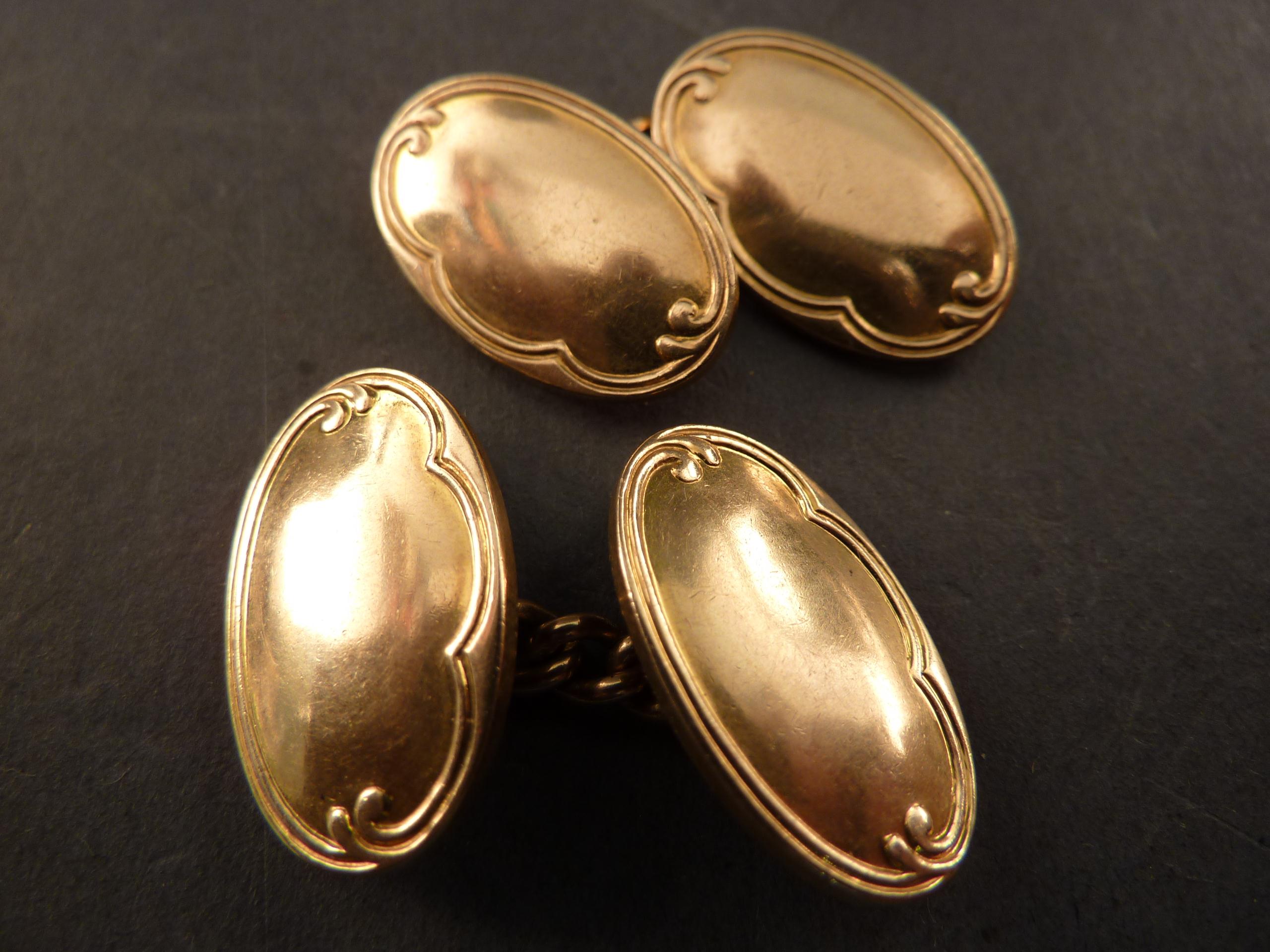 Pair of 18ct Gold Cufflinks (1 of 1)