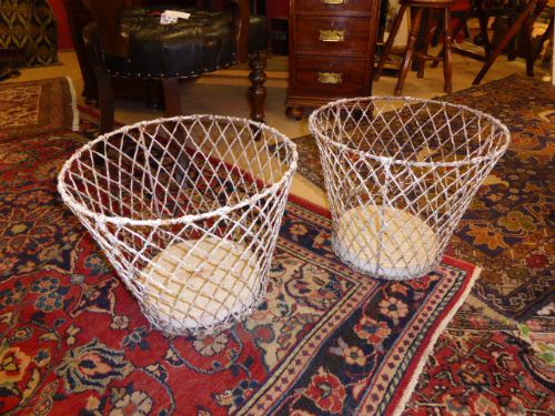 A pair of Victorian French Wire Baskets (1 of 4)