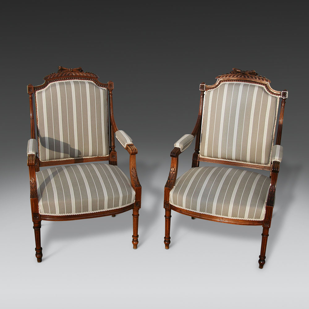Pair of 19th Century French Salon Chairs (1 of 1)