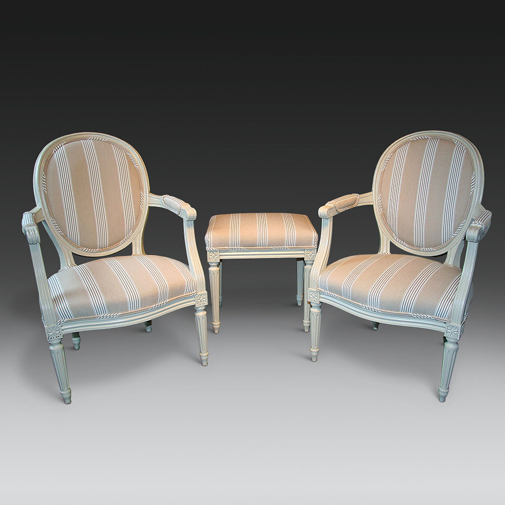A Pair of 19th Century French Oak Chairs (1 of 1)