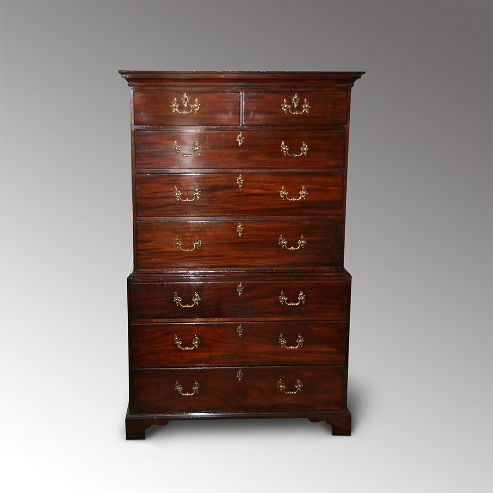 18th Century Mahogany Tallboy (1 of 1)