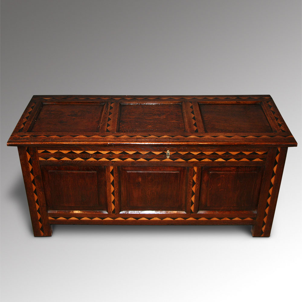 18th Century Oak Coffer (1 of 1)