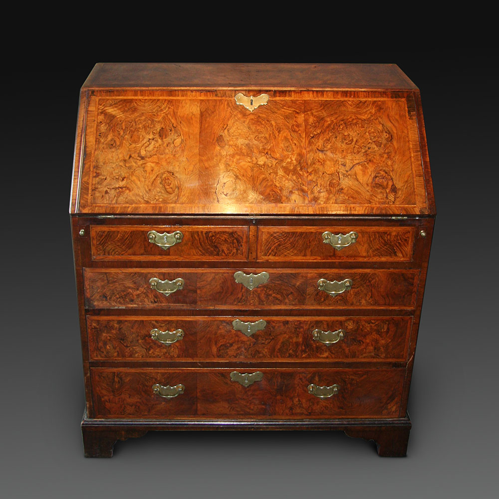 18th Century Walnut Bureau (1 of 1)