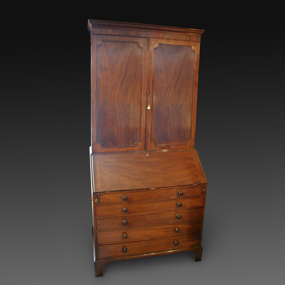 A Late 18th Century Cabinet Bookcase (1 of 1)