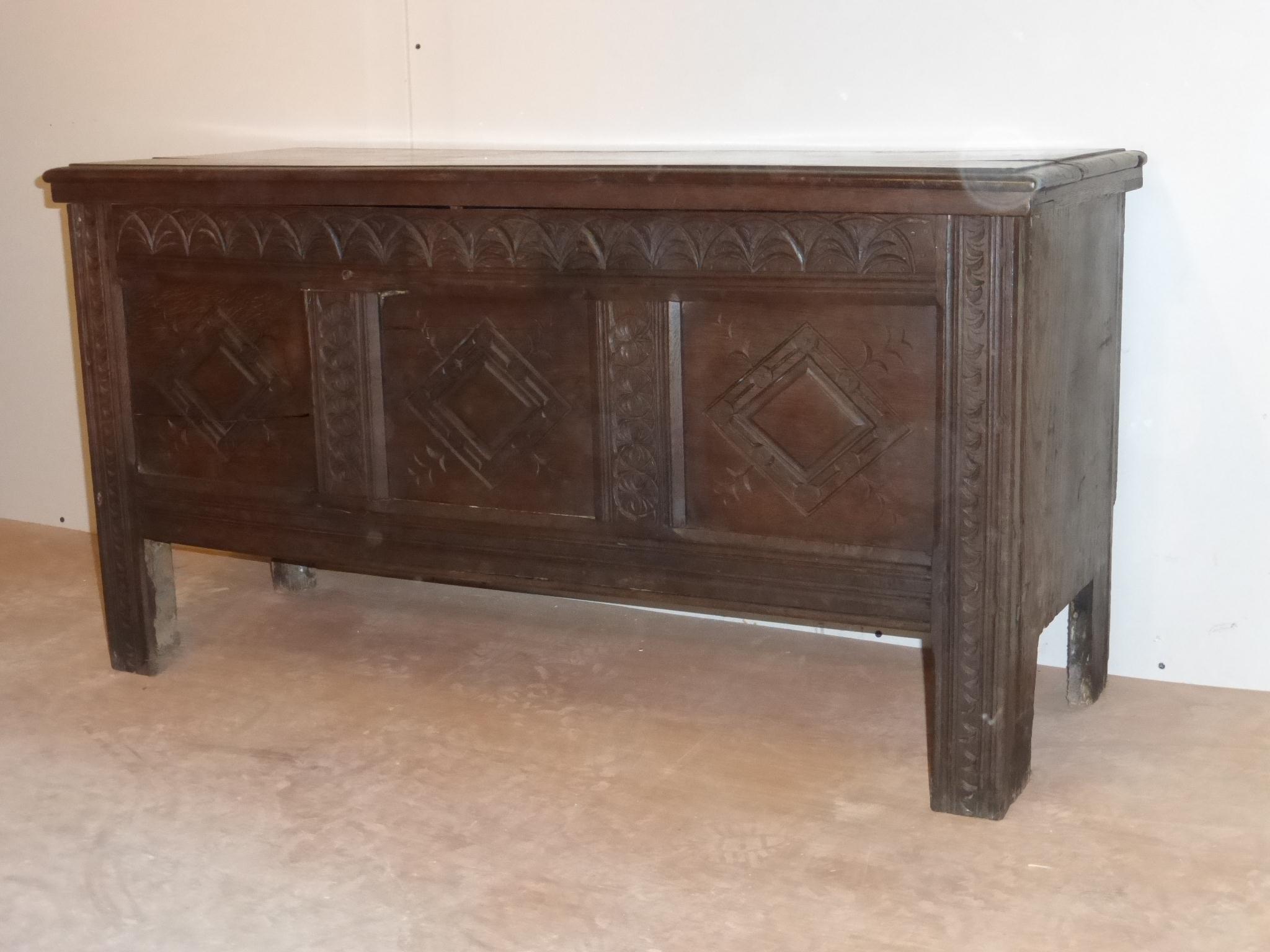 Small antique Coffer with alterations (1 of 1)