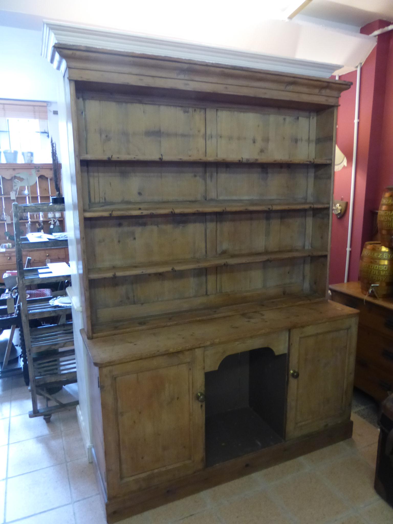 Victorian Rustic Pine Dresser (1 of 1)