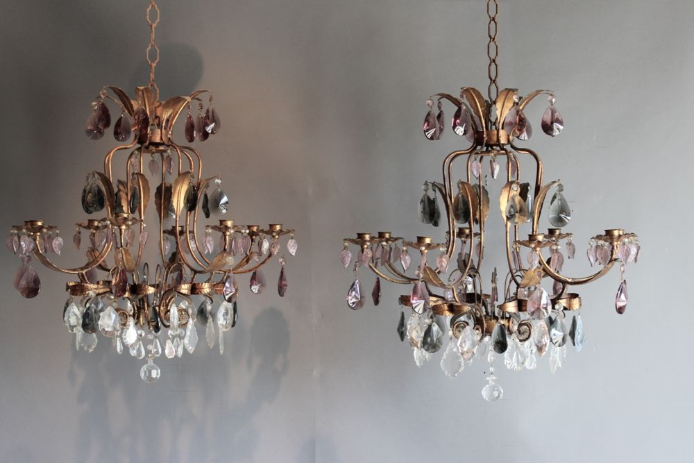 Pair of French Chandeliers c.1940 (1 of 1)