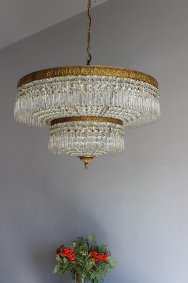Crystal Ceiling Light in the Palais-De-Danse Style (1 of 1)