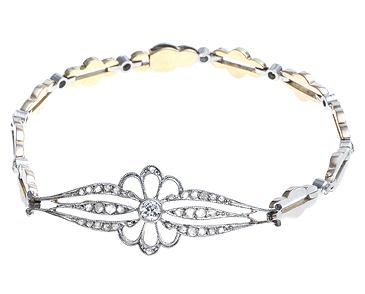 Art Deco Diamond Bracelet (c.1920) (1 of 1)