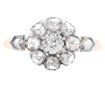 Diamond Daisy Ring c.1915 (1 of 1)