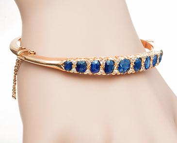 Sapphire & Diamond Bangle (c.1900) (1 of 1)