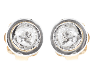 Art Deco Diamond Stud Earrings (c.1930) (1 of 1)