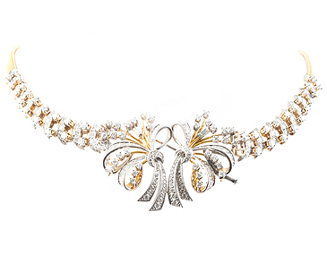 Diamond Necklace & Brooch c.1950s (1 of 1)