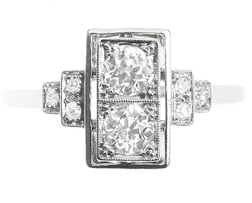 Art Deco Diamond Ring (c.1920s) (1 of 1)