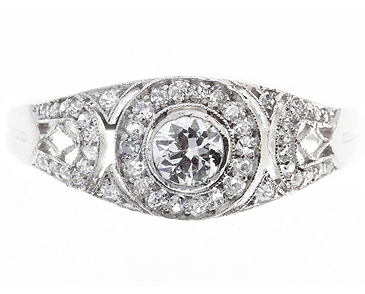 Art Deco Diamond Ring (c.1920s) (1 of 1)