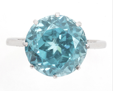 Blue Zircon Ring (c.1920s) (1 of 1)