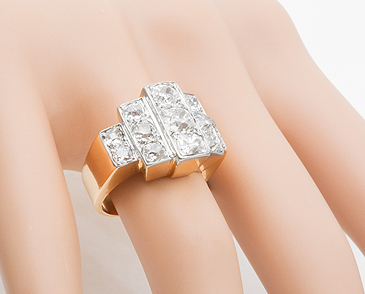 Diamond Cocktail Ring (c.1935) (1 of 1)