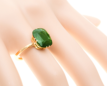Green Tourmaline Ring c.1920s (1 of 1)
