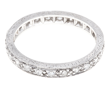 Full Diamond Eternity Ring c.1920 (1 of 1)