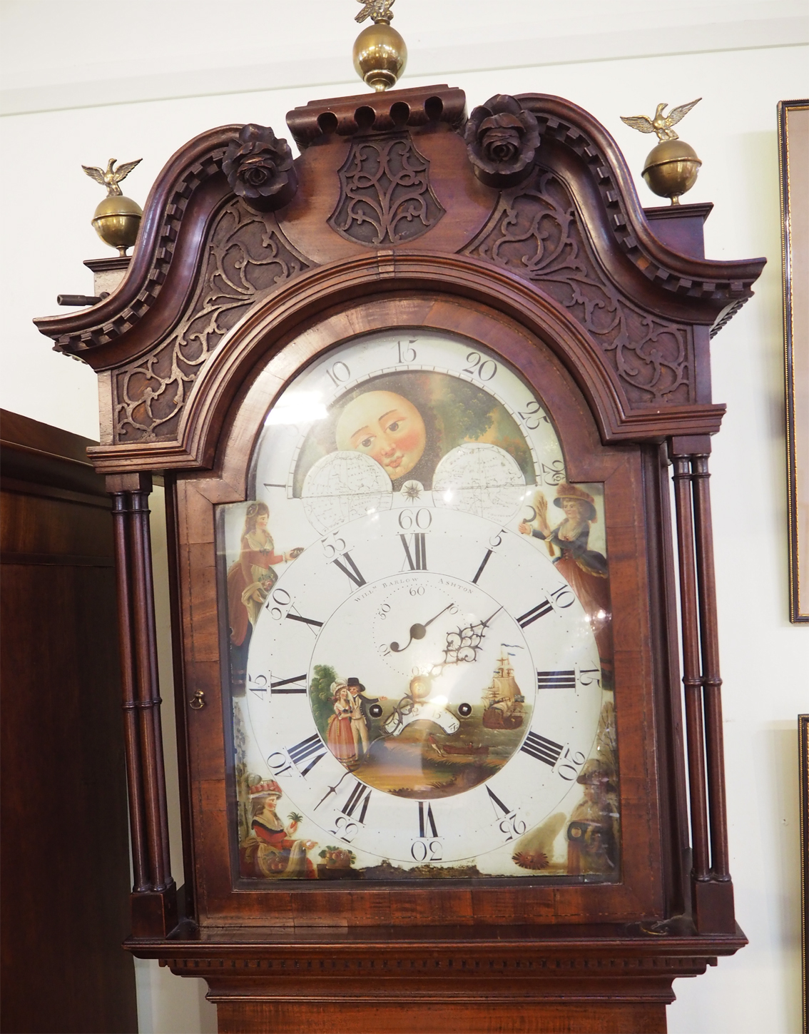 Fine 18th Century 8 Day Mahogany Longcase Clock (1 of 9) Fine 18th Century 8 Day Mahogany Longcase Clock (1 of 9)