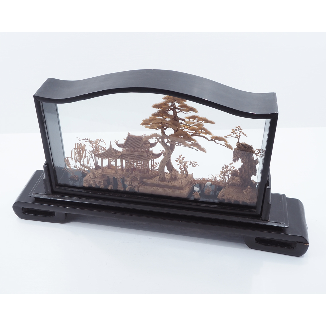 Large Size Chinese Carved Boxwood Garden c.1930 (1 of 6) Large Size Chinese Carved Boxwood Garden c.1930 (1 of 6)