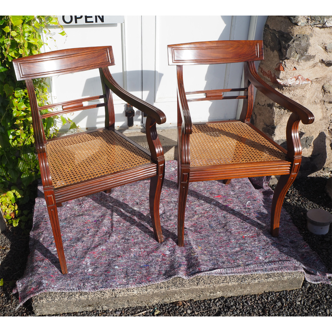 Rare Pair of Regency Chinese Armchairs (1 of 1) Rare Pair of Regency Chinese Armchairs (1 of 1)