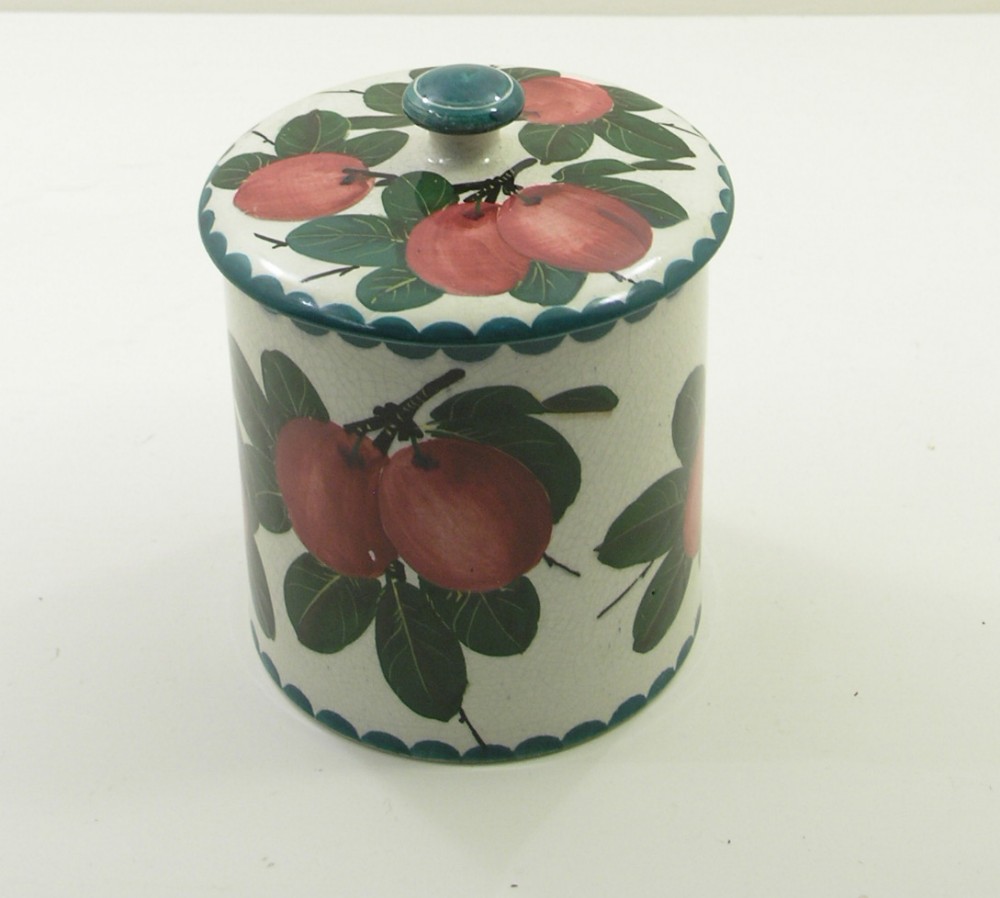 Scottish Wemyss Ware Preserve Pot & Cover c.1900 (1 of 1) Scottish Wemyss Ware Preserve Pot & Cover c.1900 (1 of 1)