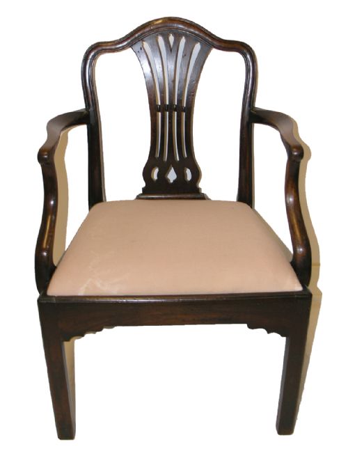 Georgian Hepplewhite Mahogany Armchair c. 1790 (1 of 1) Georgian Hepplewhite Mahogany Armchair c. 1790 (1 of 1)