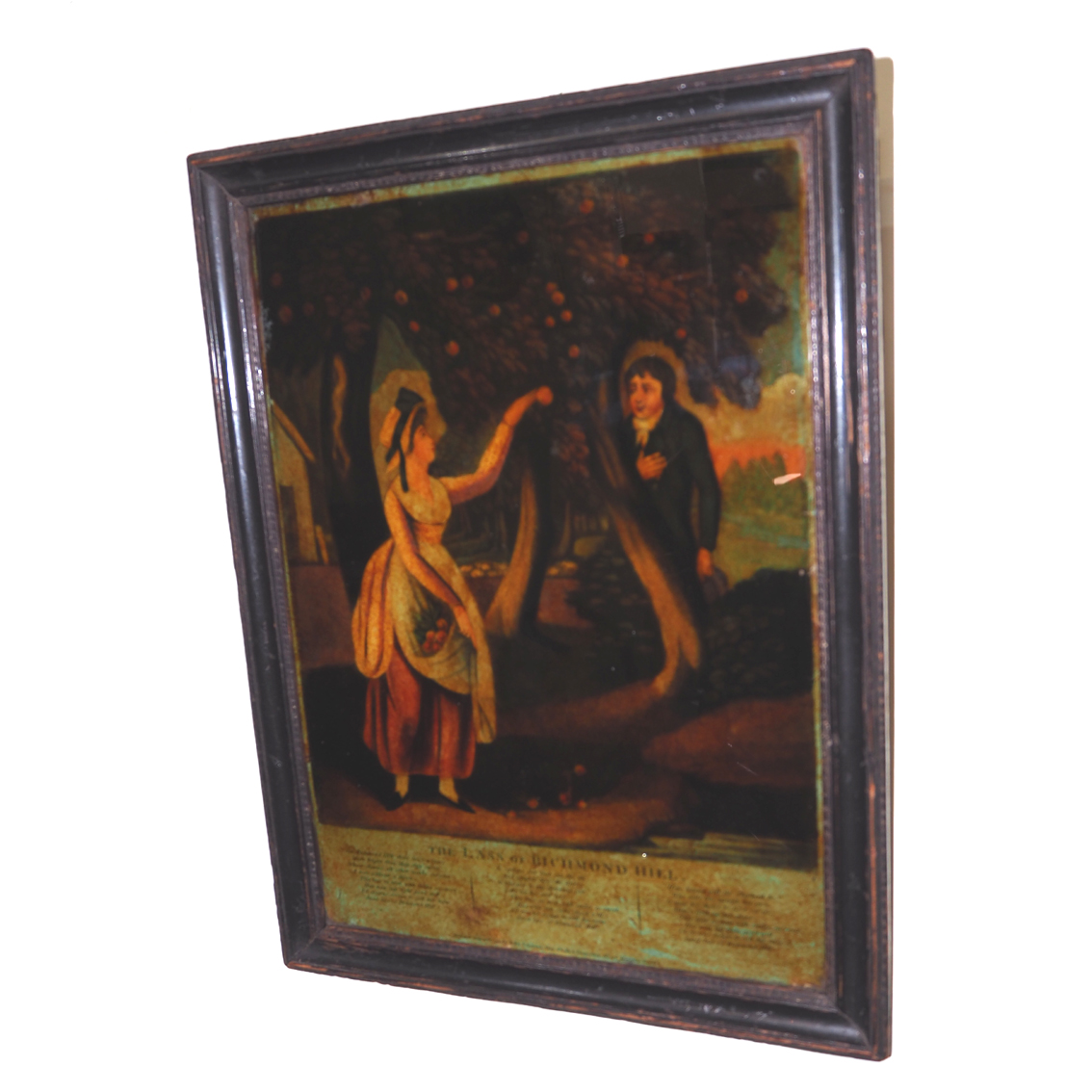 Georgian Reverse Painted Glass Picture. Dated 1794 (1 of 4) Georgian Reverse Painted Glass Picture. Dated 1794 (1 of 4)