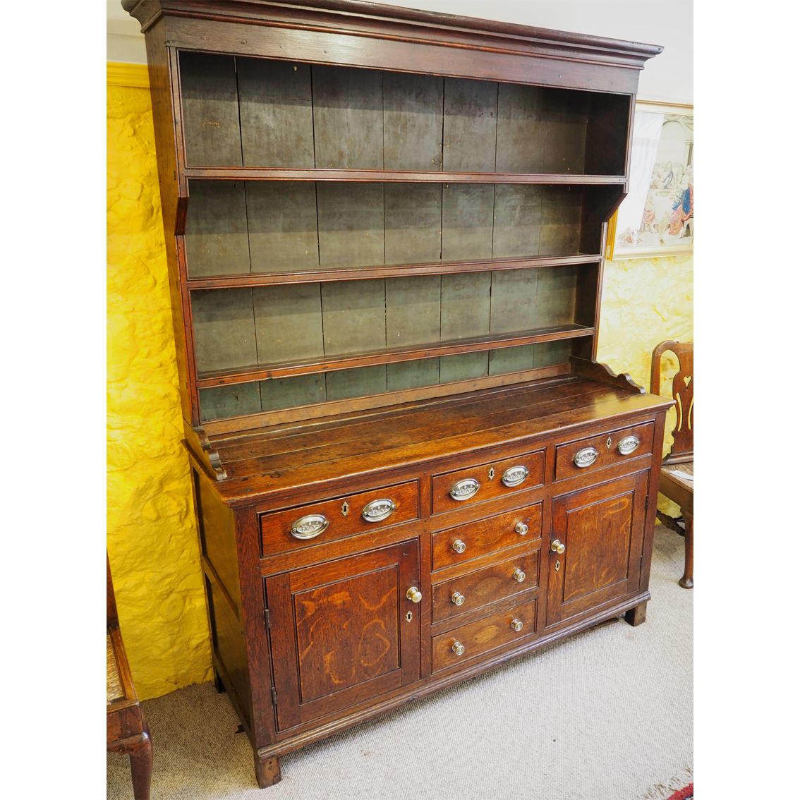 Good Georgian Oak Dresser & Rack (1 of 7) Good Georgian Oak Dresser & Rack (1 of 7)