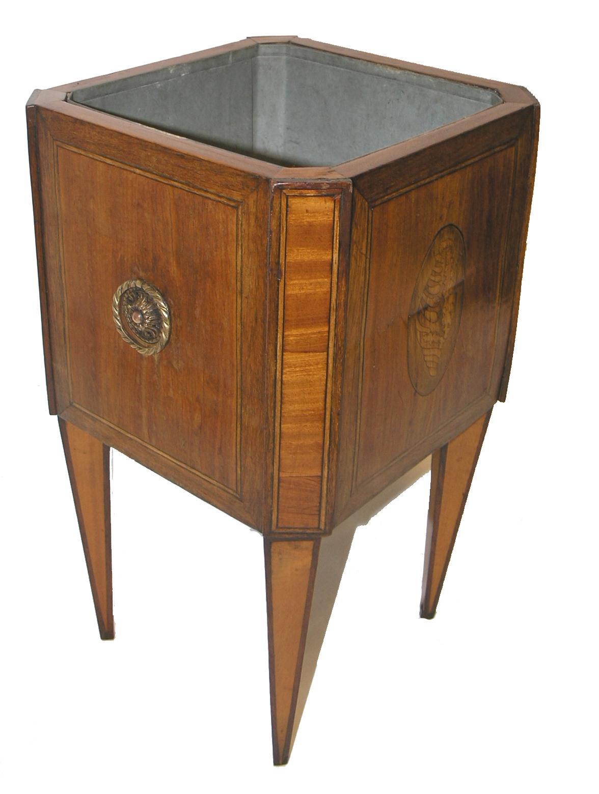 19th CENTURY DUTCH SATINWOOD JARDINERE (c.1850) (1 of 1)