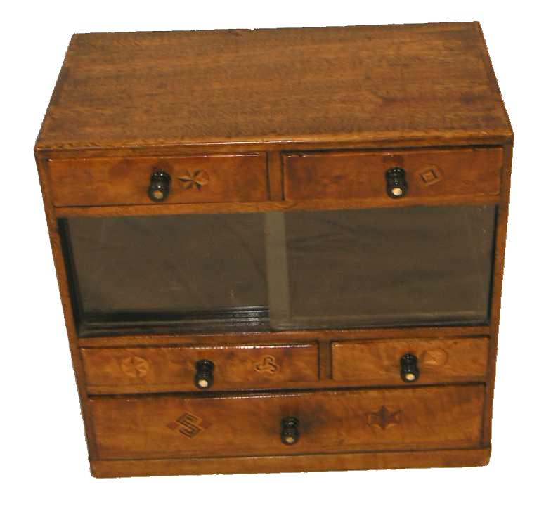 UNUSUAL 19TH CENTURY JAPANESE MINIATURE CABINET. (1 of 1)