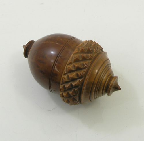 19th Century Carved Coquilla Nutmeg Grate c.1850 (1 of 1) 19th Century Carved Coquilla Nutmeg Grate c.1850 (1 of 1)