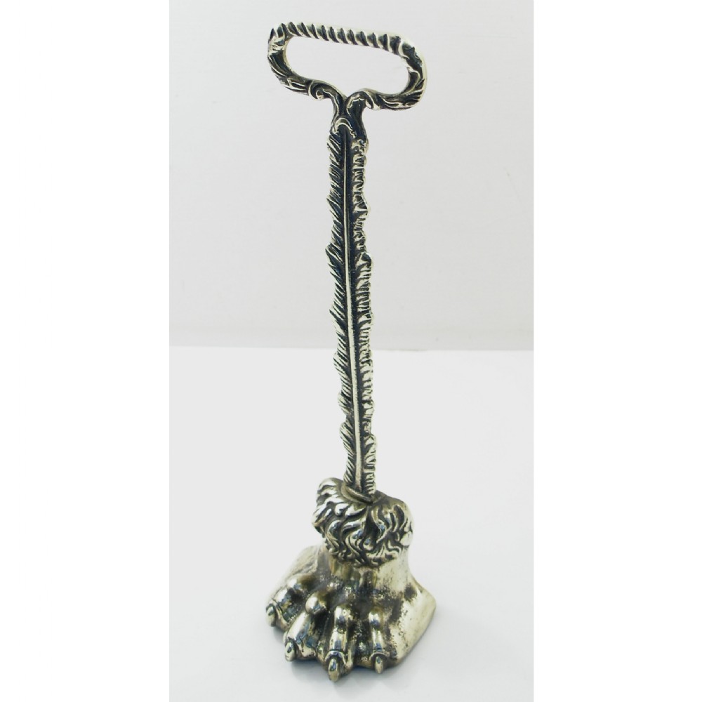 Victorian Cast Brass Lion Paw Door Stop (1 of 1) Victorian Cast Brass Lion Paw Door Stop (1 of 1)