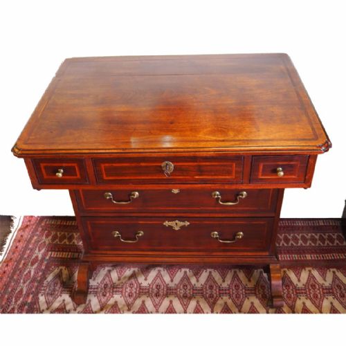 Rare Small Irish George I Period Walnut Desk (1 of 13)