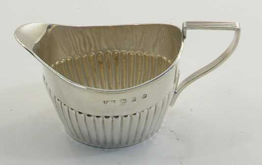 Victorian Silver Cream Jug Birmingham 1878 (1 of 1)