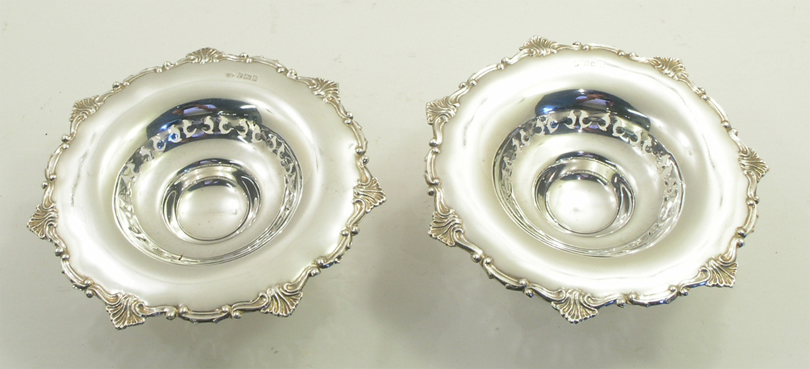 Pair of Edwardian Silver Bonbon Dishes c.1908 (1 of 1)