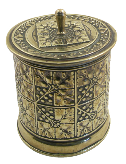 Unusual 19th Century Dutch Brass Tobacco Jar (1 of 1) Unusual 19th Century Dutch Brass Tobacco Jar (1 of 1)
