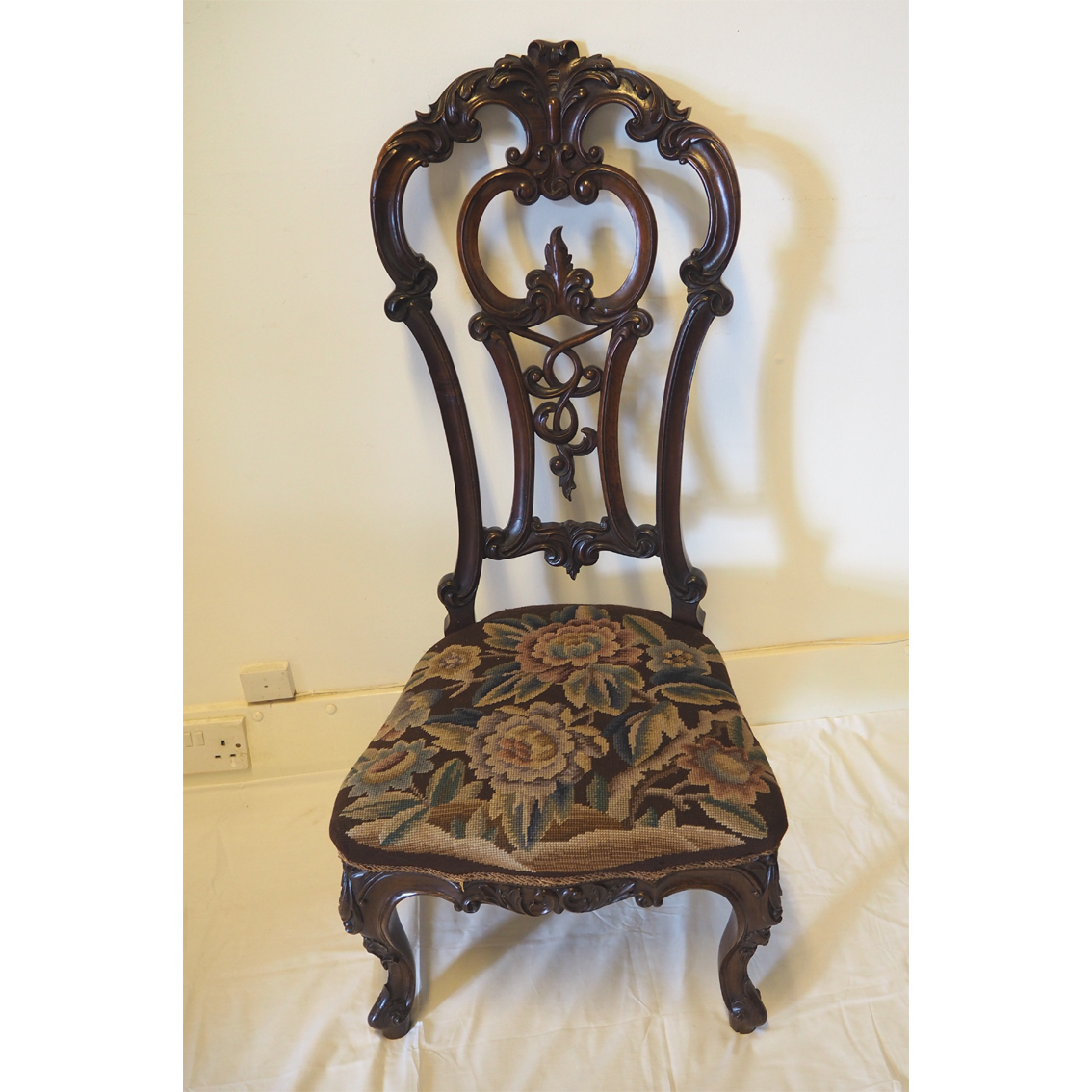 Victorian Solid Rosewood Nursing Chair (1 of 1) Victorian Solid Rosewood Nursing Chair (1 of 1)