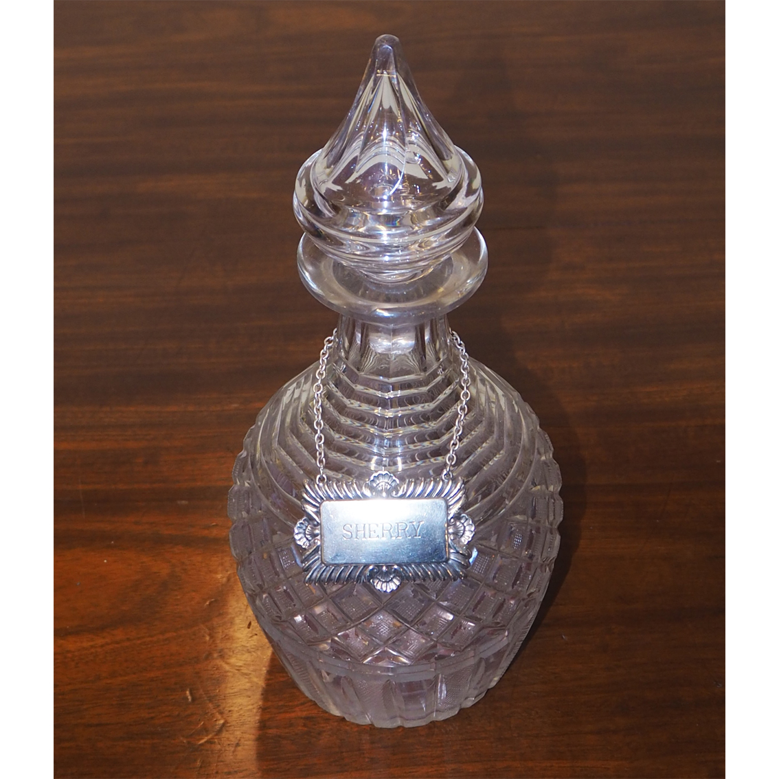Beautiful Large Cut Glass Decanter c.1835 (1 of 5)