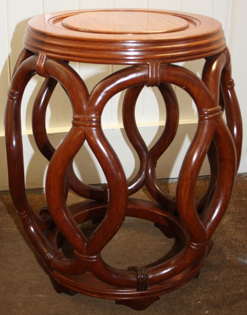 Chinese Rosewood Stool (1 of 1)