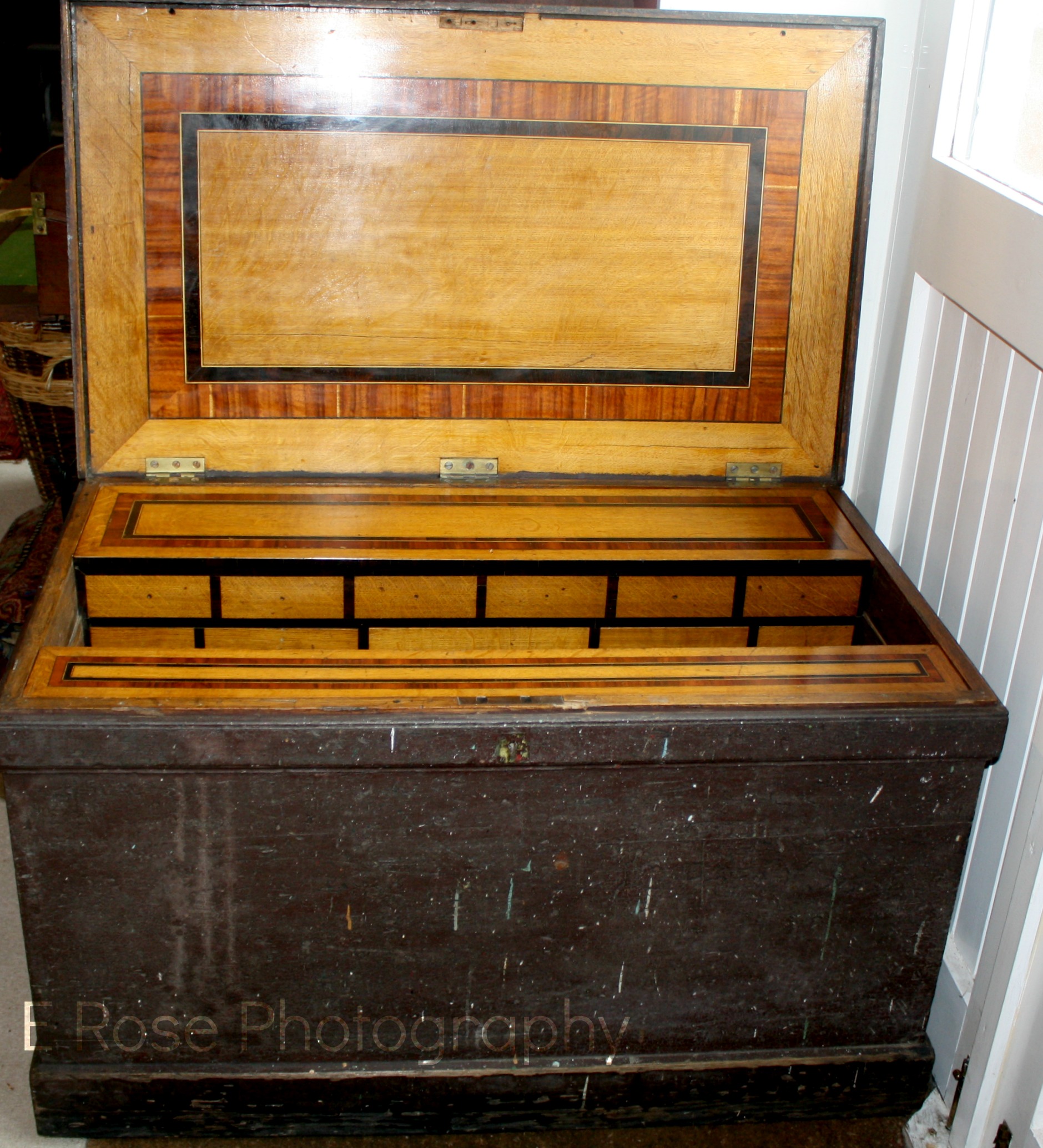Large Early Victorian Cabinet Makers Tool Chest c.1840 (1 of 1)