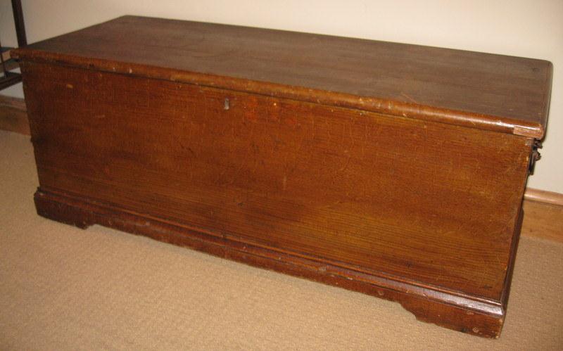 19th Century Painted Coffer (1 of 1)