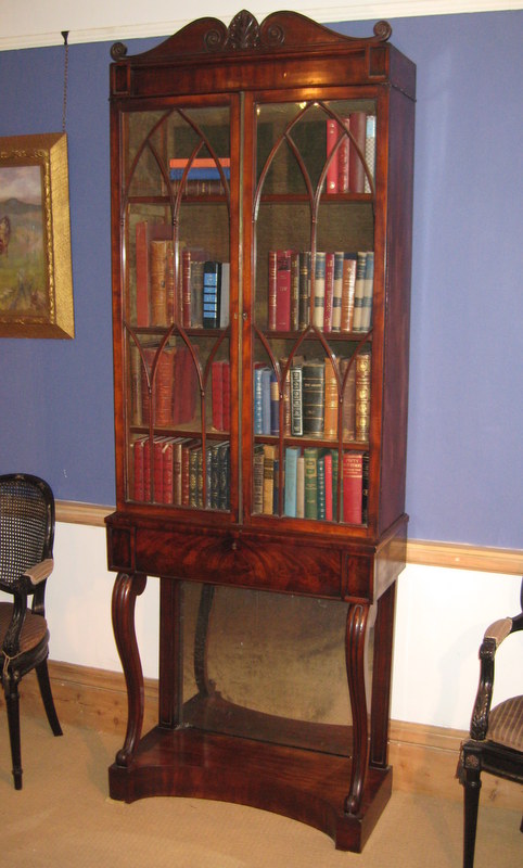 Regency Secretaire Bookcase in the Thomas Hope manner c.1820 (1 of 1)