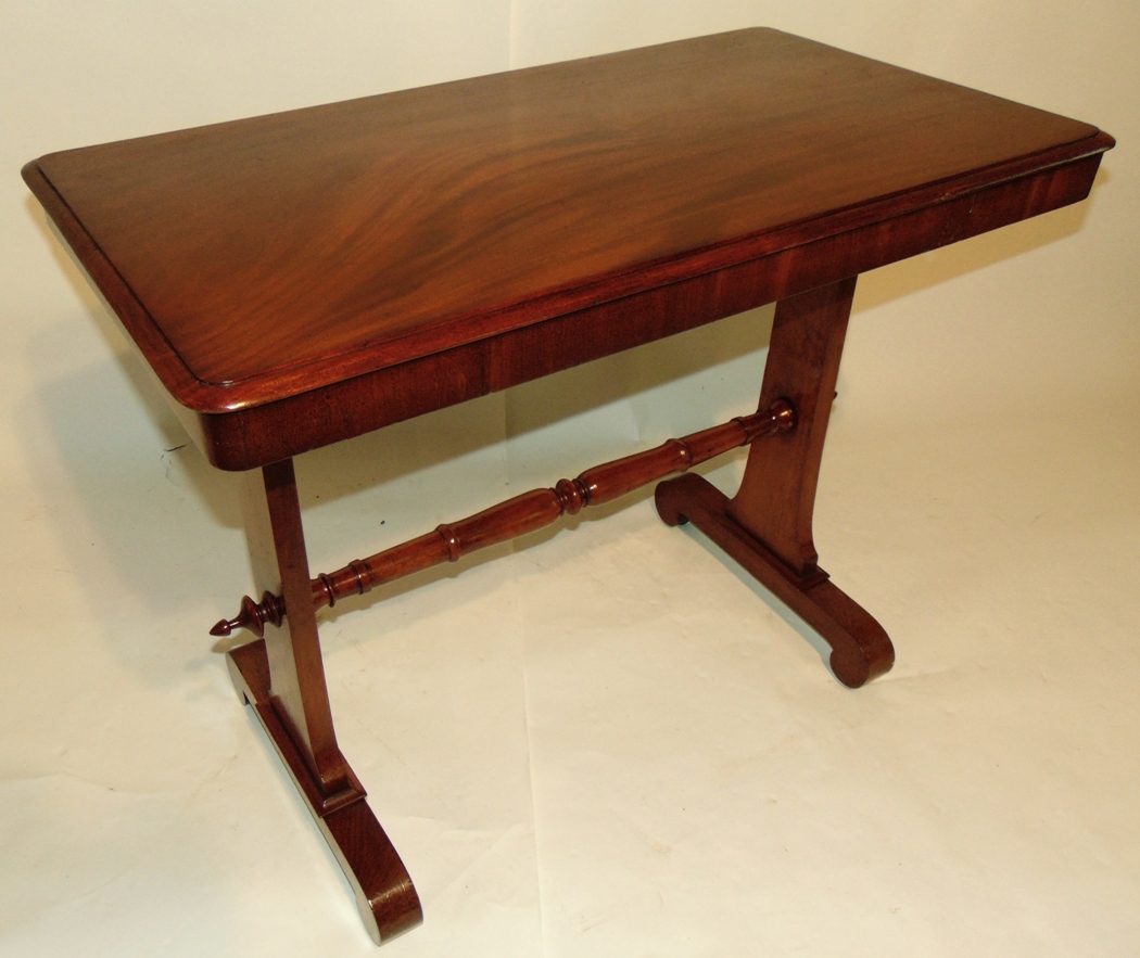 Regency Mahogany Centre Library Table (1 of 8)