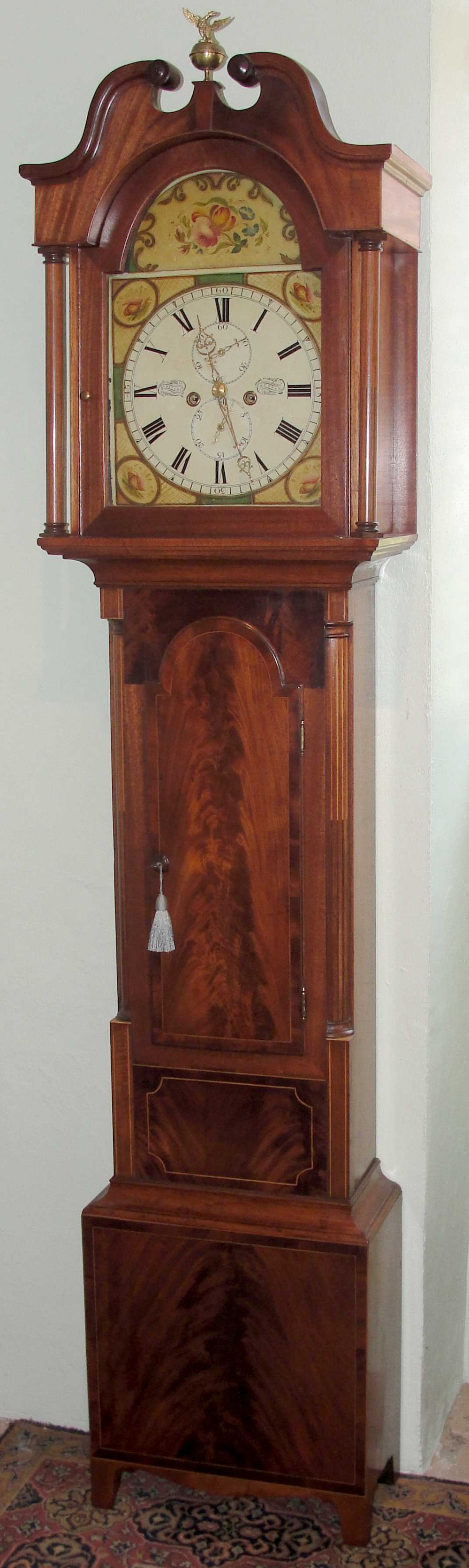 Scottish Georgian Mahogany Longcase Clock (c.1825) (1 of 1)